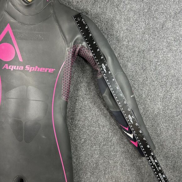 Aqua Sphere Phantom Triathalon Wetsuit Women's Large Black Pink Core Power - Picture 10 of 15